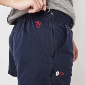 Shorts adaptado para amputados