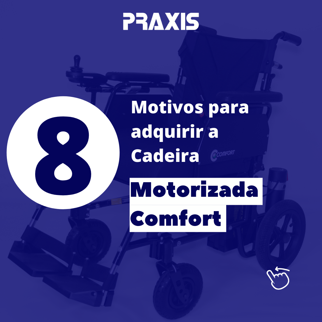 Cadeira de Rodas Motorizada Comfort Praxis