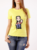 Camiseta TOM amarela feminina